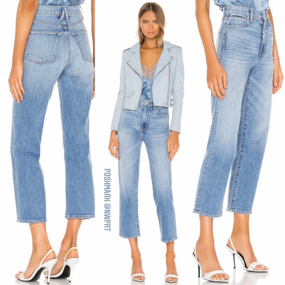 SLVRLAKE Denim - SLVRLAKE ღ London Crop Love Matters High Rise Straight Leg 24